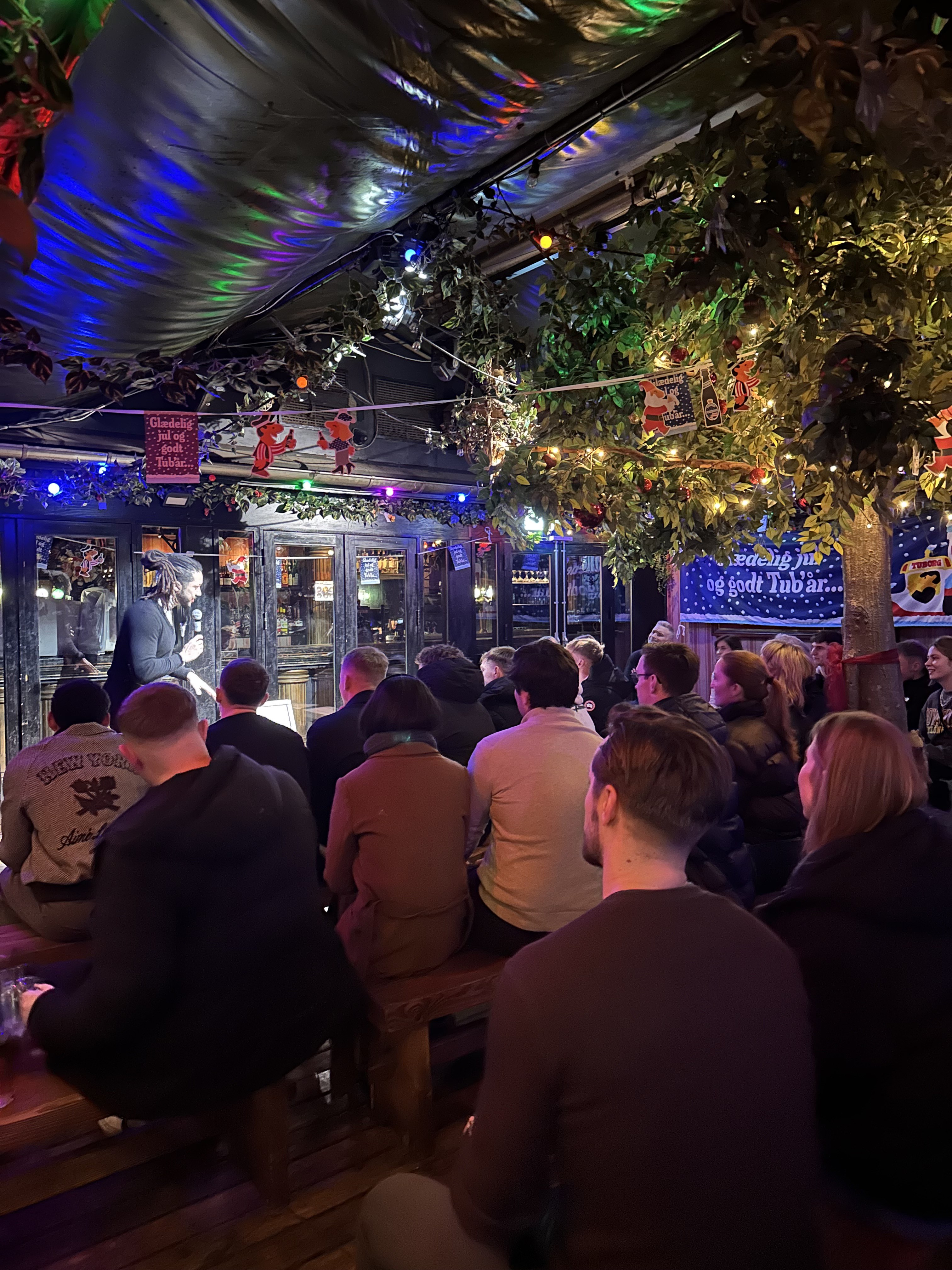 Full house at Proud Mary comedy night