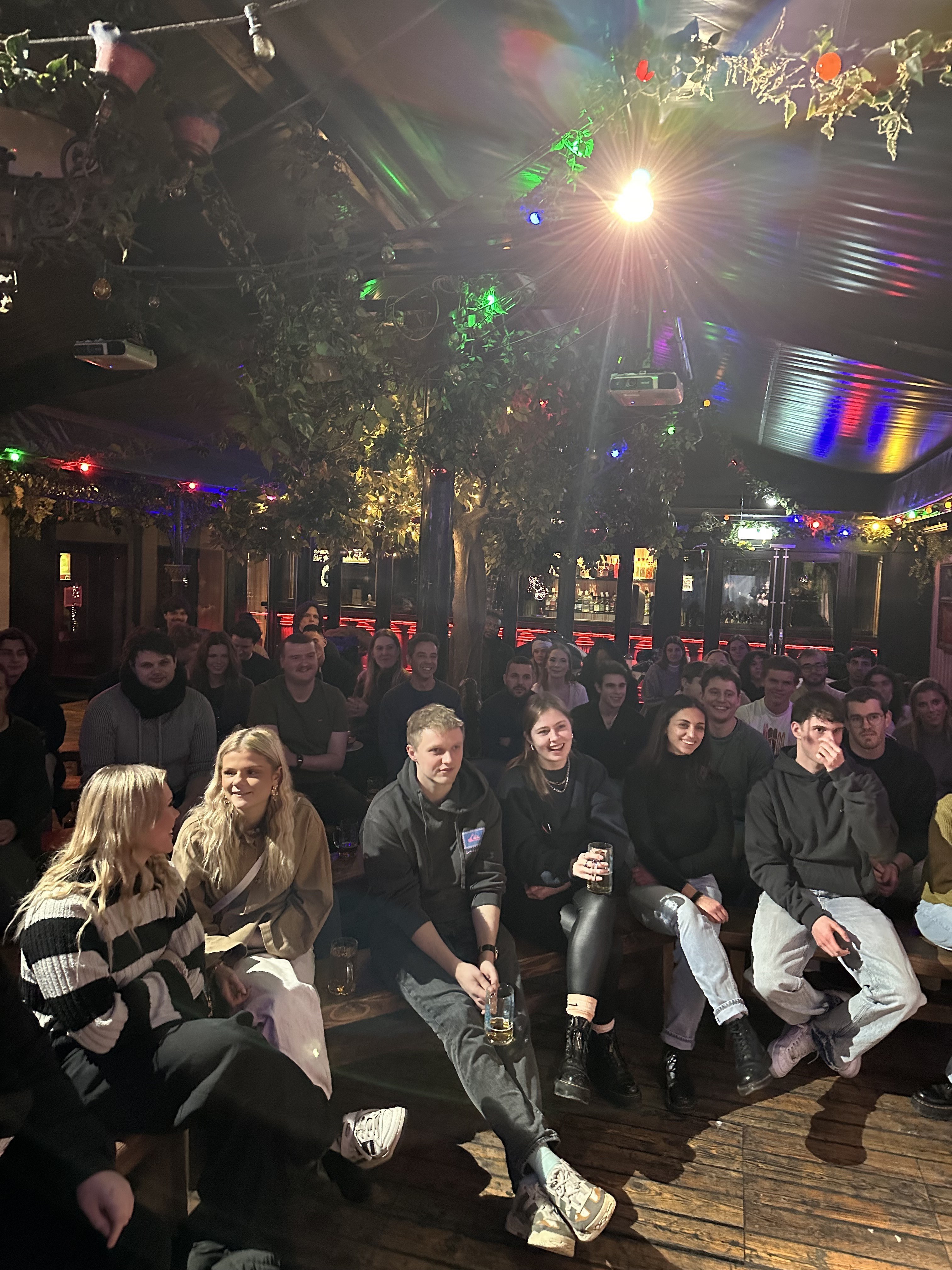 Audience at Proud Mary comedy night