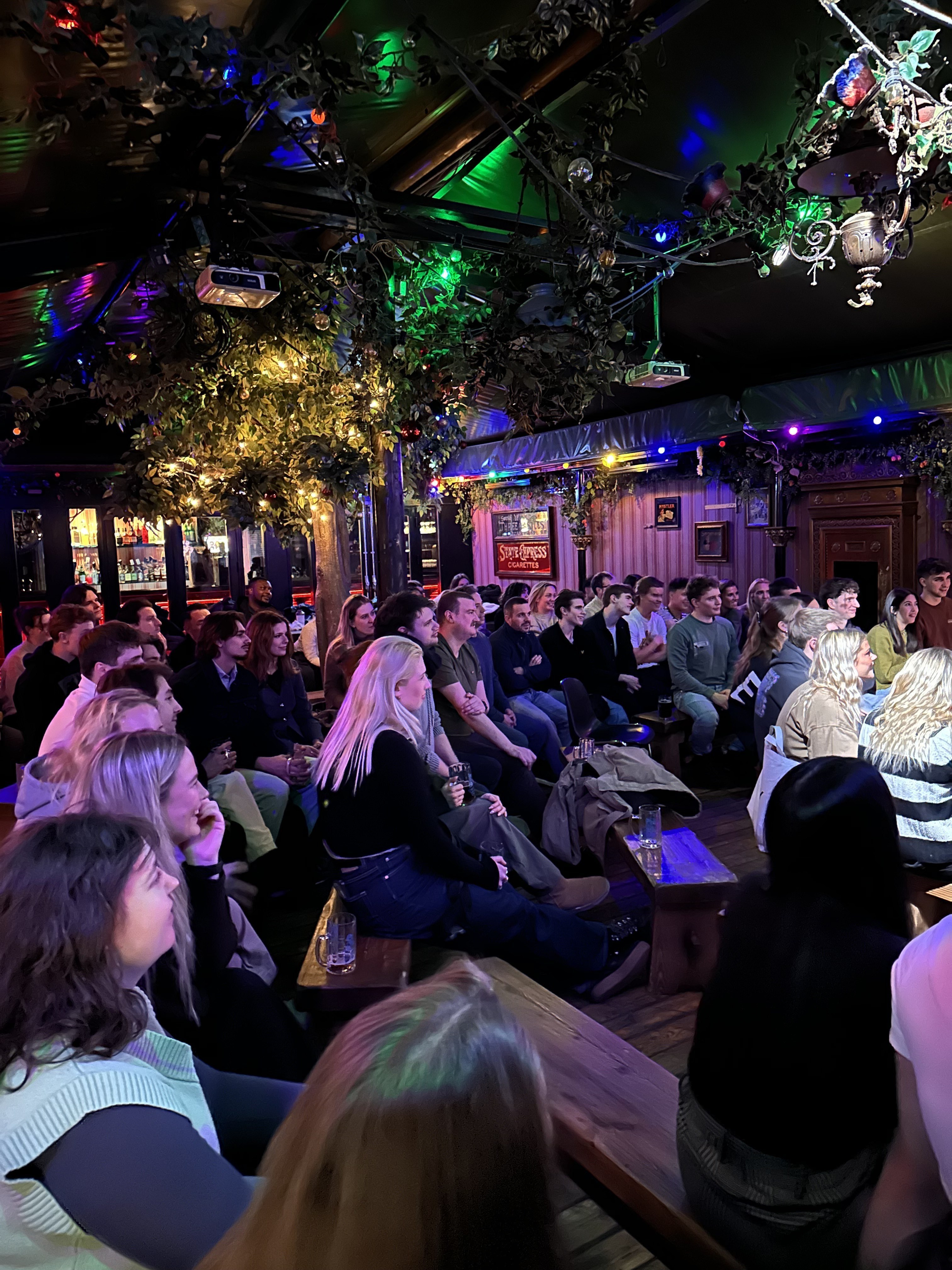 Audience at Proud Mary comedy night